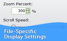 File-Specific Display Settings