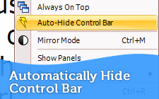 Automatically Hide Control Bar