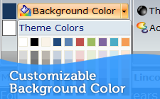 Customizable Background Color