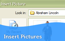 Insert Pictures